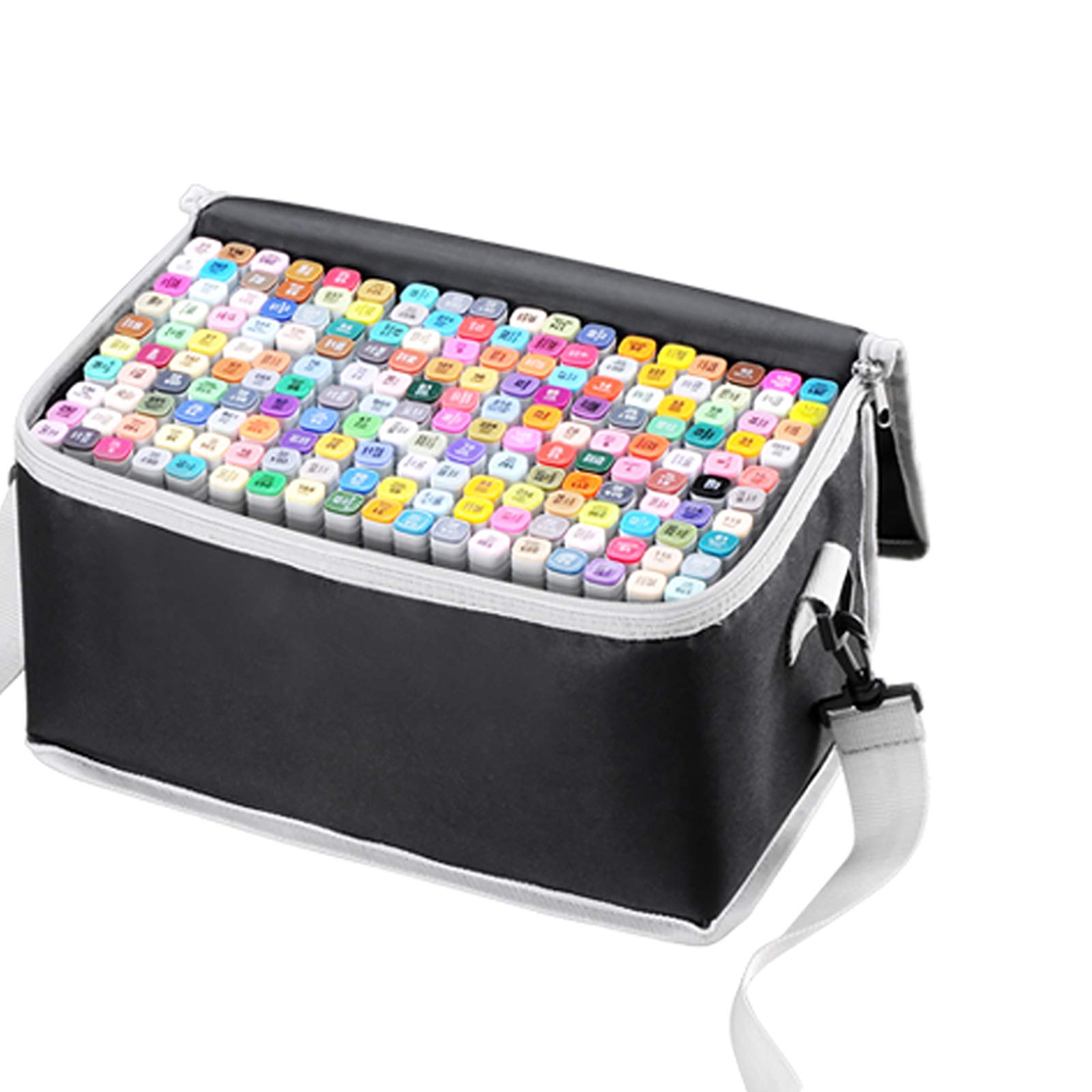 alchilalart168-Colors Alcohol Markers, Alcohol-Based Markers Set, Double Tipped Sketch Markers for Kids Adults, Illustration Markers