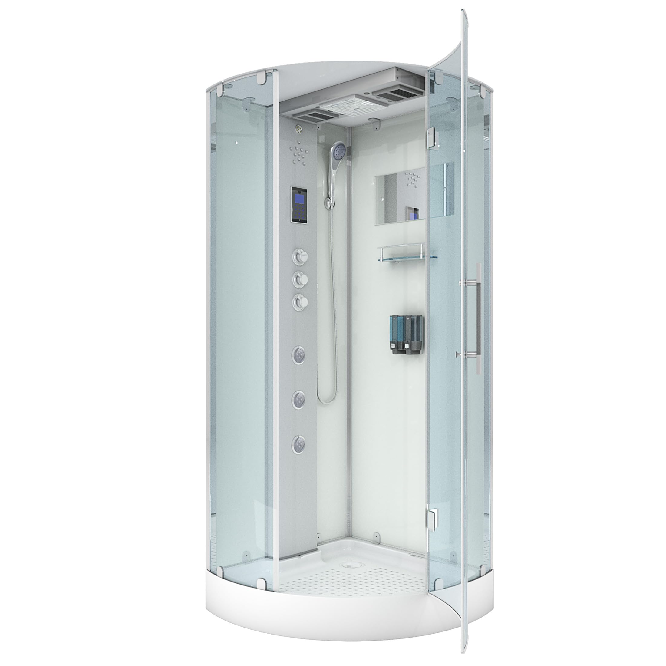 AcquaVapore D37-20R3-EC Dusche Dampfdusche Duschtempel Duschkabine -Th. 100x100
