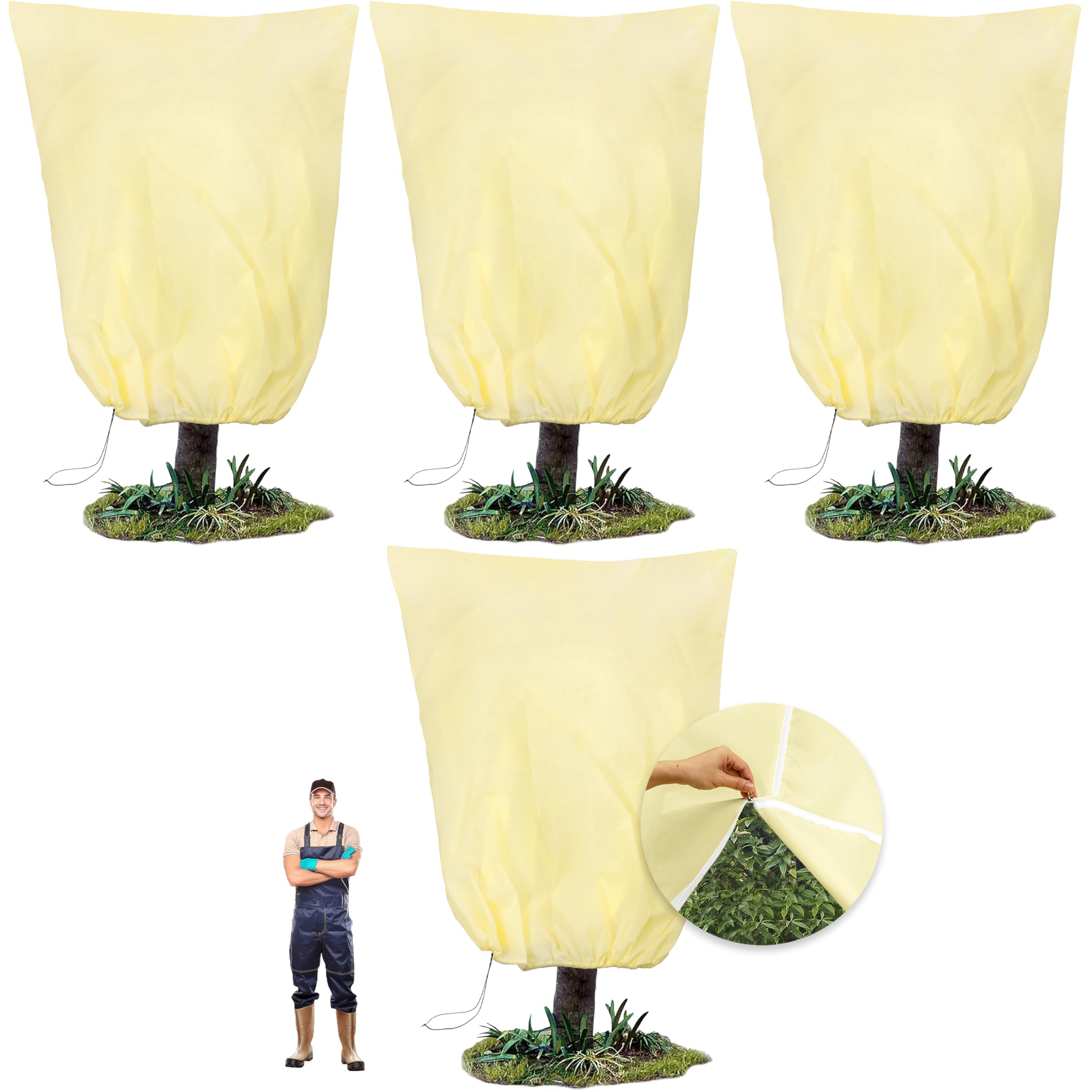 TCBWFY 4 Pack Huge Plant Covers