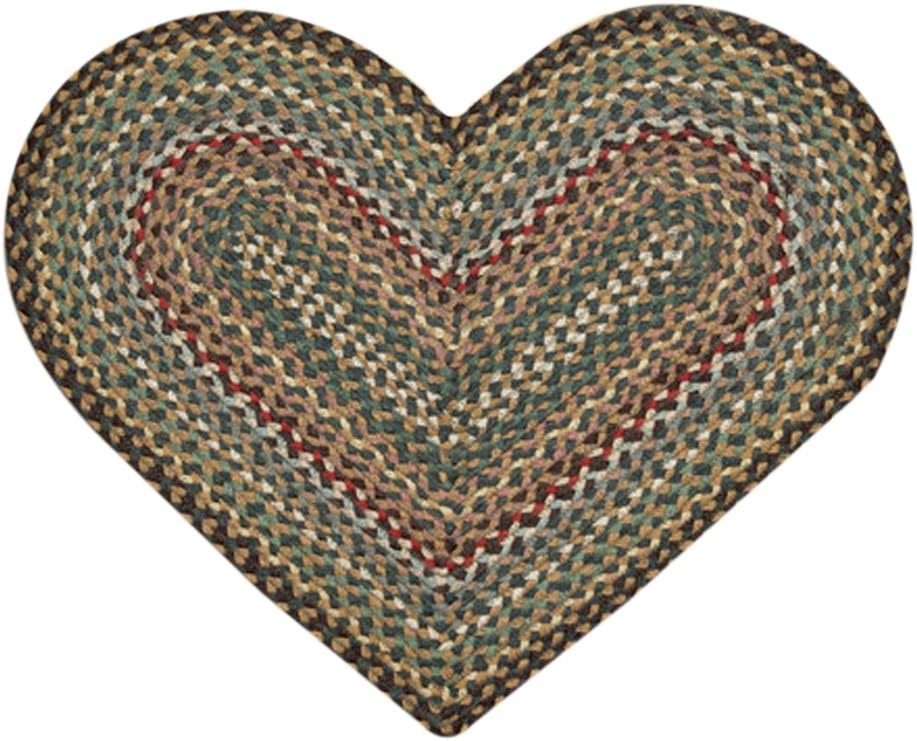 Earth Rugs Rug, 20 by 30", Fir/Ivory