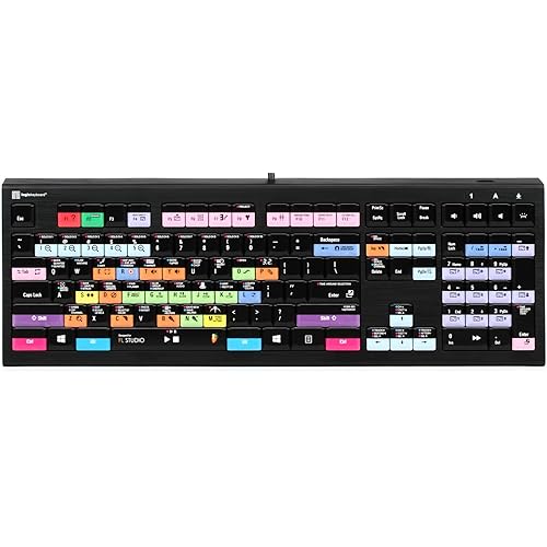 Logickeyboard Astra 2 PC Backlit Keyboard - Image Line FL Studio (Astra2PCFLd1)