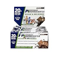 Vista 14 de Performance Inspired Nutrición - Barra de proteína 2.0 - Contiene - 0.71 oz de proteína - Fibra 6G - 0.14 oz MCT - 1 mil millones de probióticos CFU