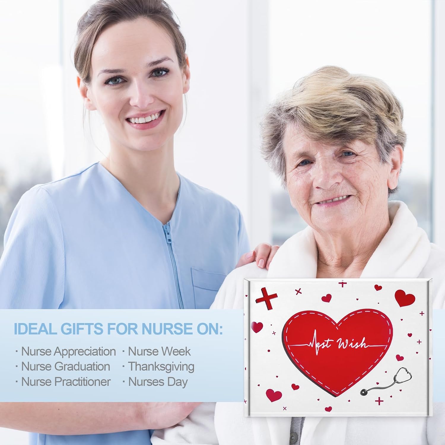 Nurse Gifts for Women, Nurses Week Gift, Nurse Appreciation Gift, Practitioner Gifts for Nurses, Nursing School Essentials with 16oz Glass Cup - Image 7