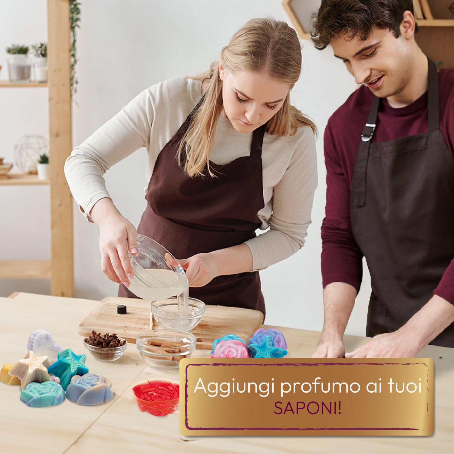 Science4you Kit per la Produzione di Saponi Artigianali - Crea i Tuoi Saponi con questo Kit Artigianale, Crea 3 Diversi Saponi Profumati, Kit di Artigianato Educativo, Regali Artigianali per Adulti