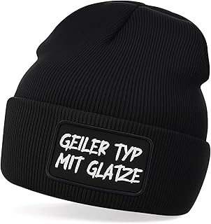 Geyoga Beanie Knitted Hat with Saying Unisex Winter Hats for Men Outdoor Ski Leisure or Everyday Use