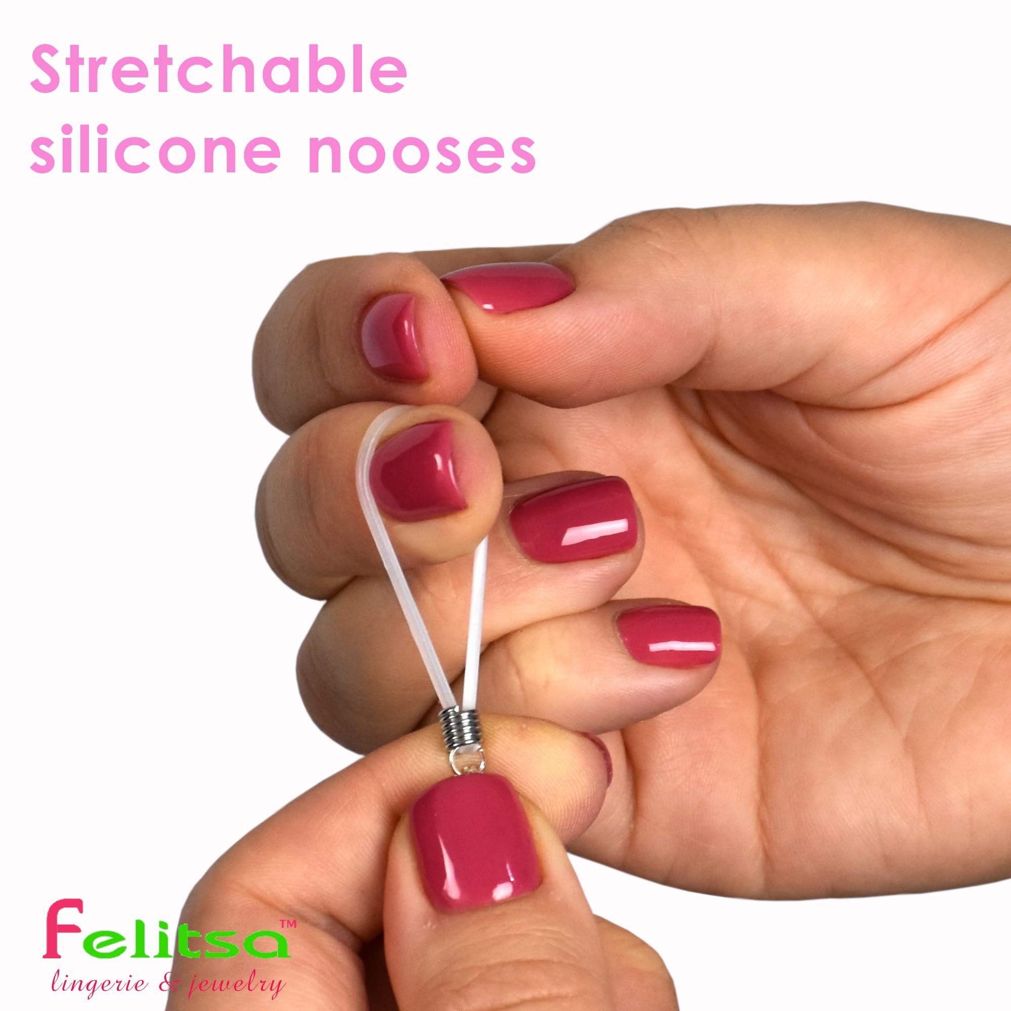 Nipple Jewelry Bodychain Non Piercing - Fake Nipple Piercing for Women, Sexy Chain Necklace to Nipple - Sexy Body Chain with Heart (nipple nosses)