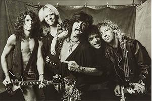 Genuine Aerosmith Backstage Photo Poster from 1988 Los Angeles Concert