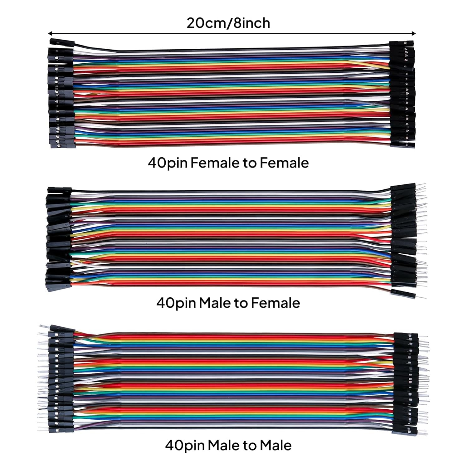 Kit breadboard senza saldatura, 2×830 punti mini breadboard, 2×400 punti mini breadboard, 120 pezzi 20 cm cavetti jumper Dupont, breadboard kit compatibile Arduino e Raspberry Pi