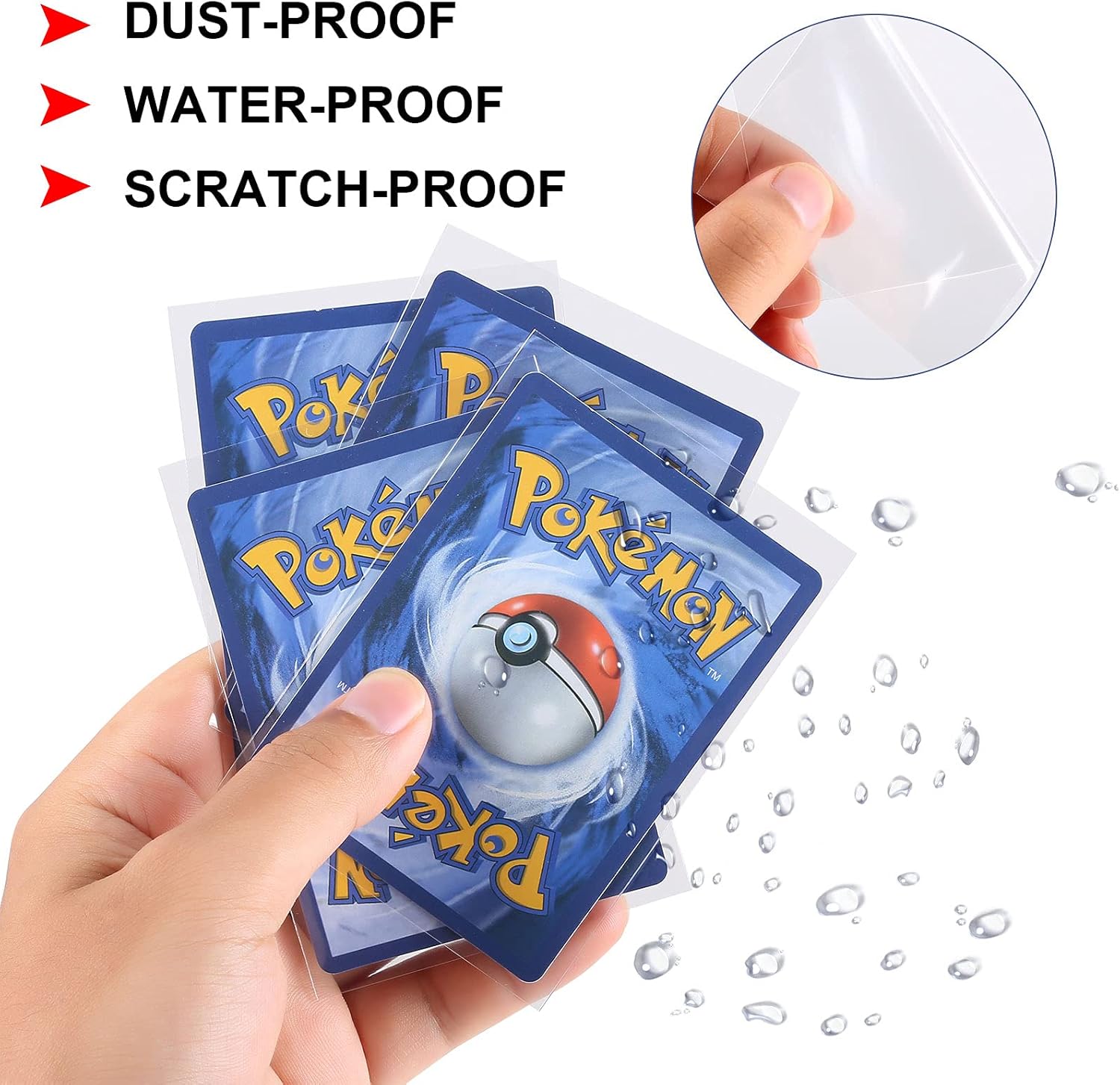 Foldermax 500 Count Ultra Clear Penny Card Sleeves,Soft Card Protectors for Baseball Cards, Sleeved Trading Cards, Soft Sleeves : Toys & Games