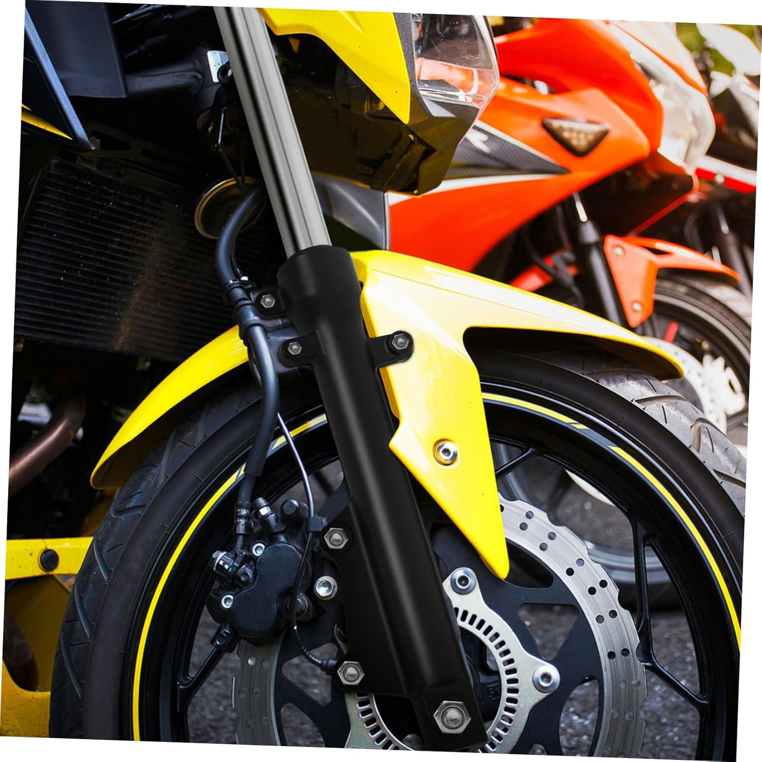 1Pair Mini Bike Suspension Front Fork Assembly for Motorbike and Dirt Bike Sturdy Design Improved Control Enhanced Stability for Long Distance Travel and Daily