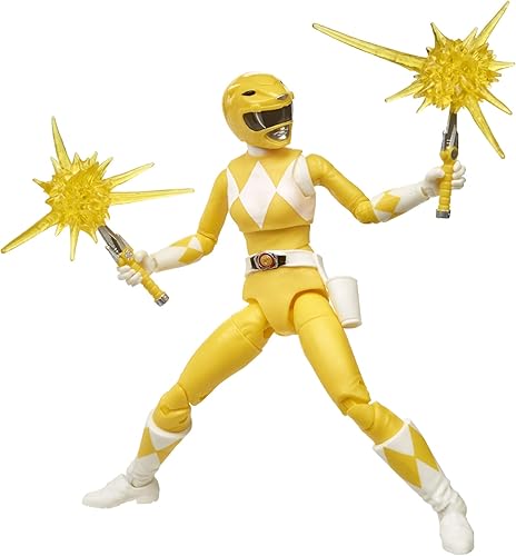 Miniatura 3 de Power Rangers Lightning Collection - Figura de acción coleccionable de Mighty Morphin Yellow Ranger de 5.9 in, con accesorios