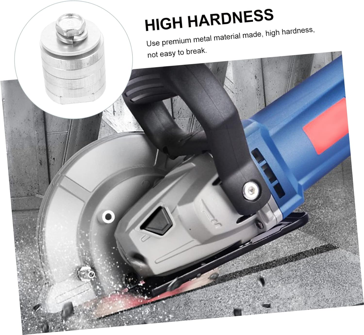 TEHAUX 2pcs Angle Conversion Adapter for Slotting Machine Easy Installation Material Compatible Model Angle Grinders Multi-use Refitting Tool