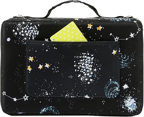 Miniatura 5 de Lbxgap Estuche organizador portátil de 480 ranuras individuales con patrón de impresión para bolígrafos o marcadores de acuarela, estuche