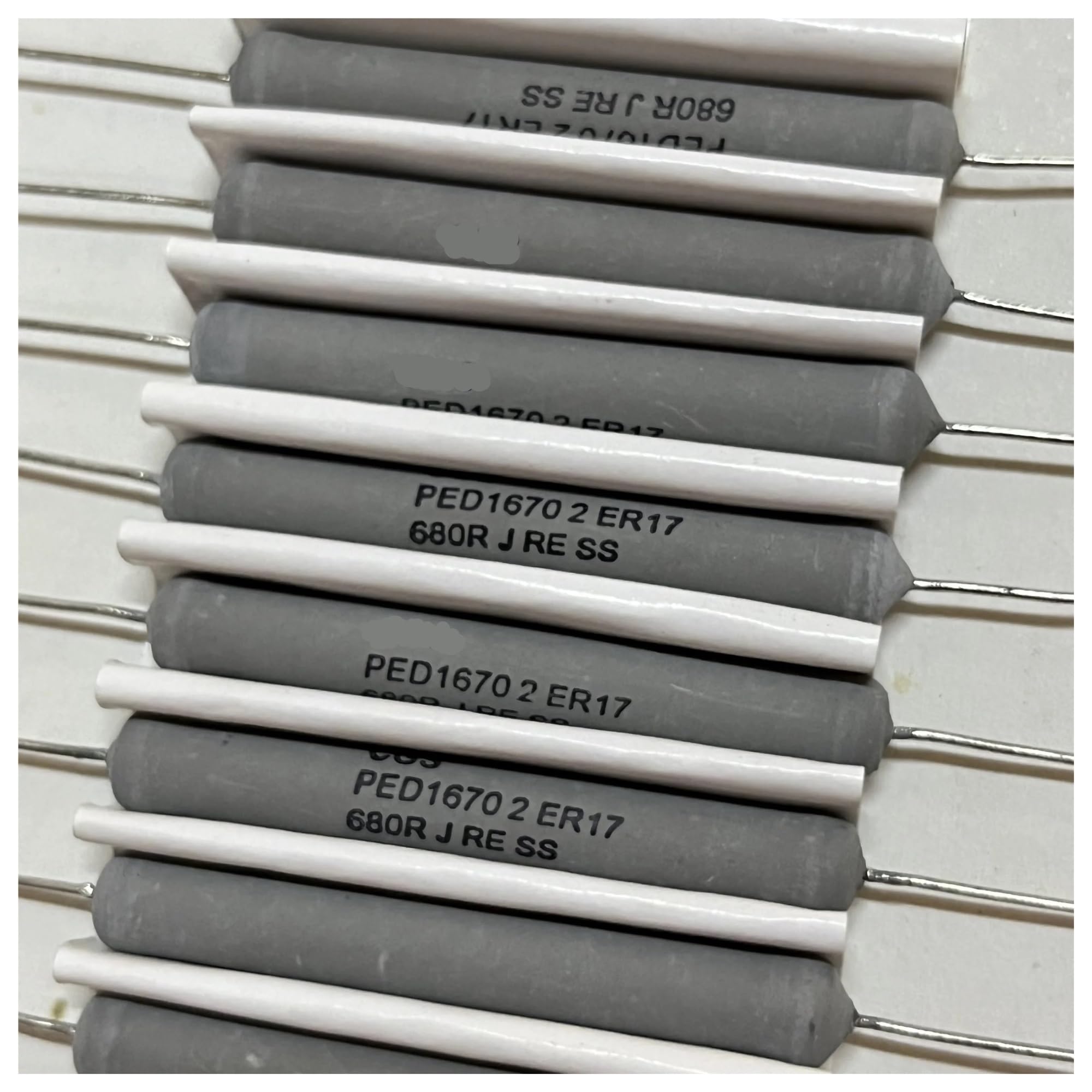 LEOTNNDQ 1pcs 10W 680R Precision 5% Rough Copper Leg Resistors