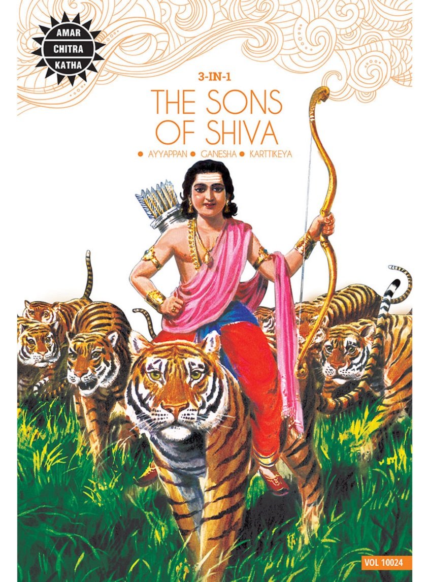 The Sons of Shiva: 3-in-1 | Indian Mythology, History & Folktales | Cultural Stories for Kids & Adults | Illustrated Comic Books | Krishna Gods Goddesses | Amar Chitra Katha