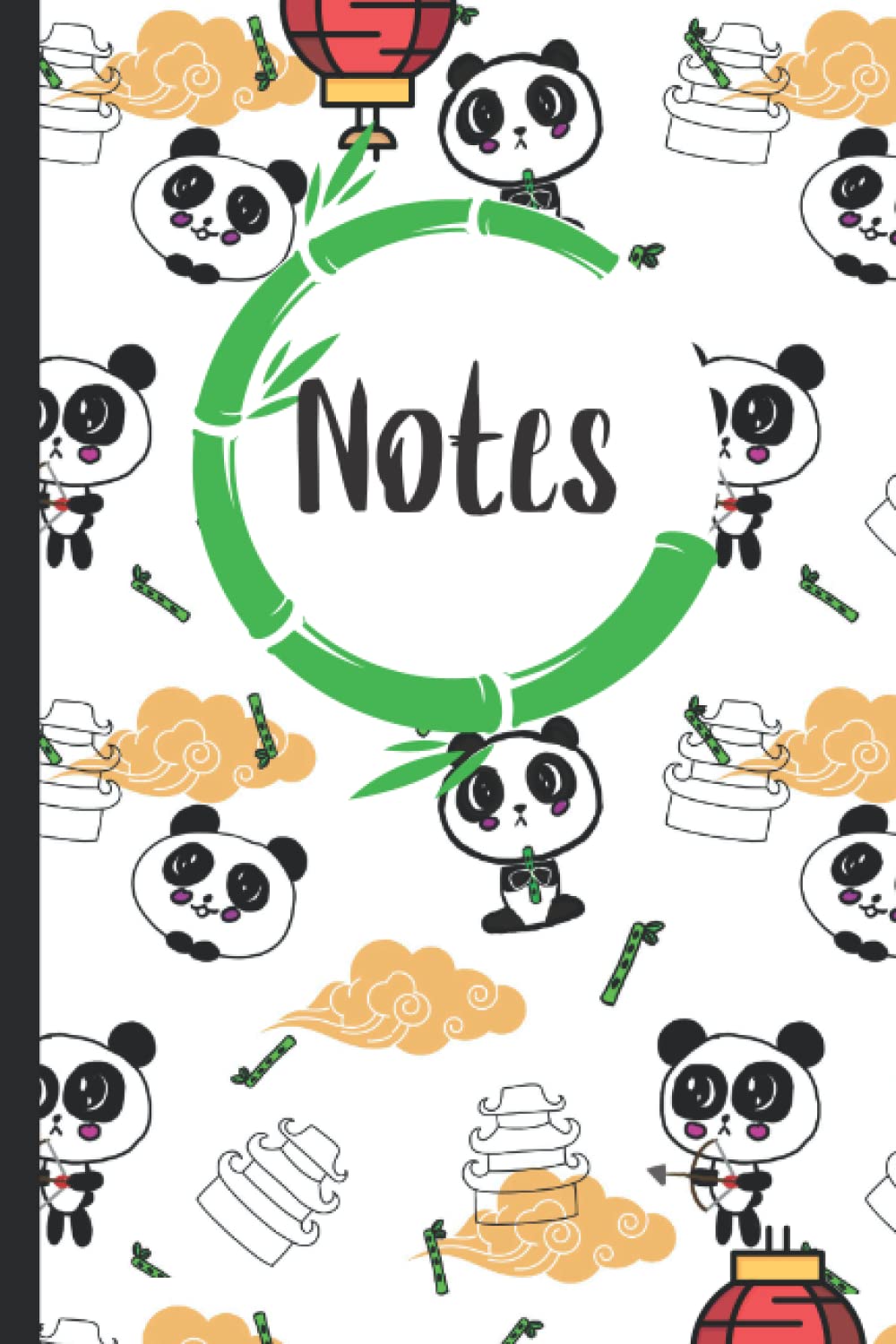 Cute Panda Kawaii Journal for kids, teens, adults, teachers: Dot Graph Pages