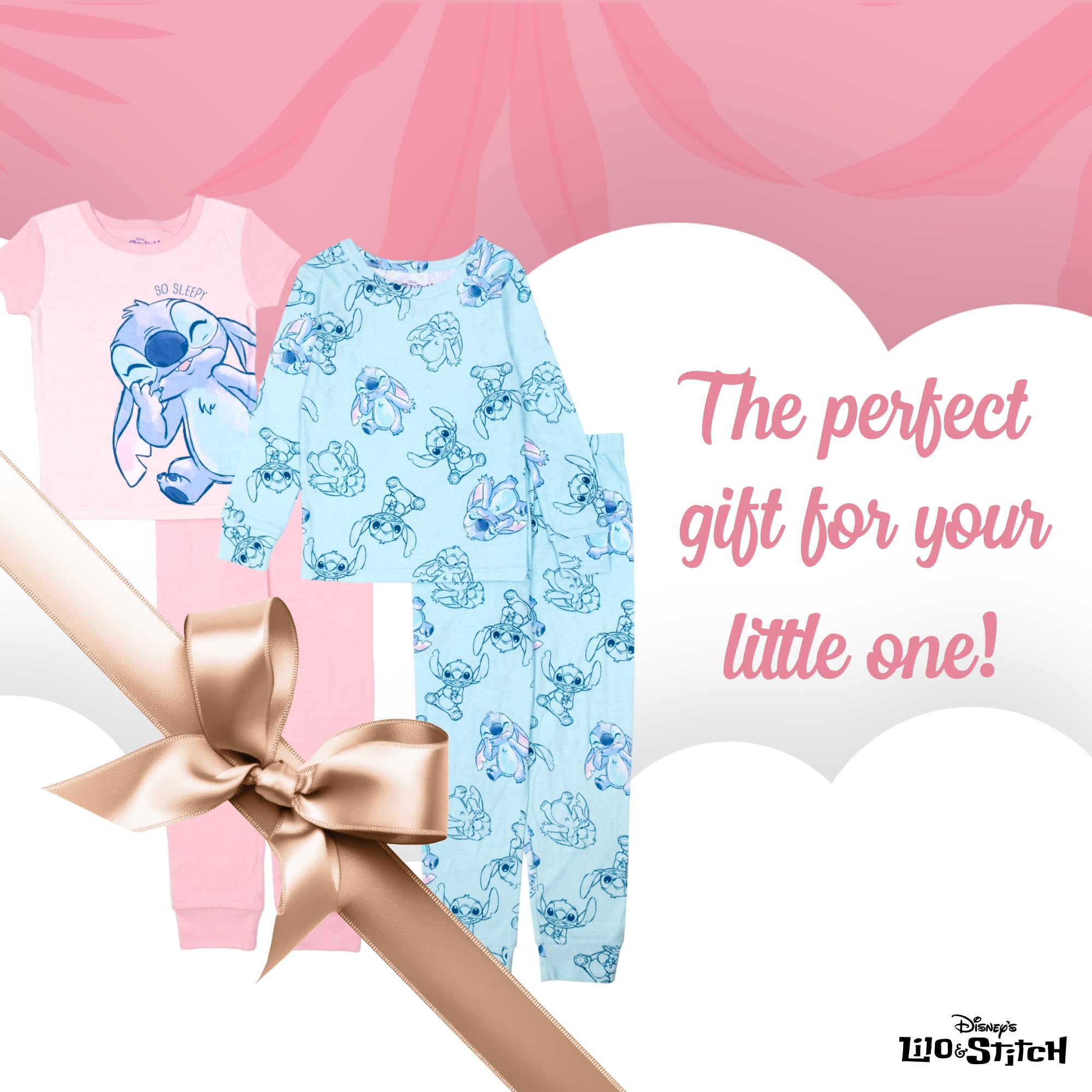 Disney Set di Pigiama (Pacco da 4) Bambine e Ragazze
