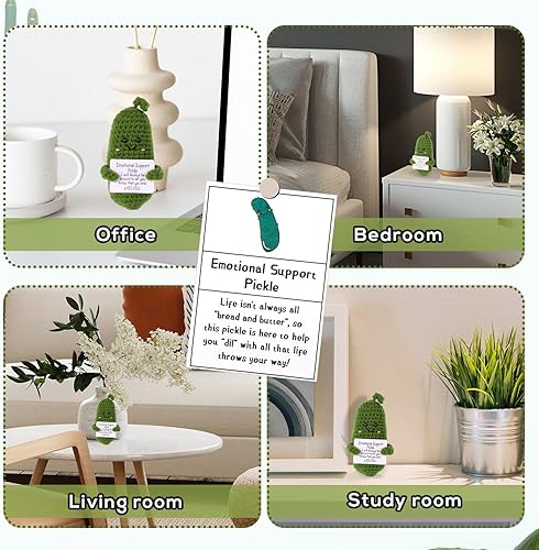 Vista 42 de BOXOB Mini pingüino positivo divertido, 2.6 pulgadas, lindo juguete de pingüino de punto con tarjeta positiva, muñeca de ganchillo de pingüino Negro