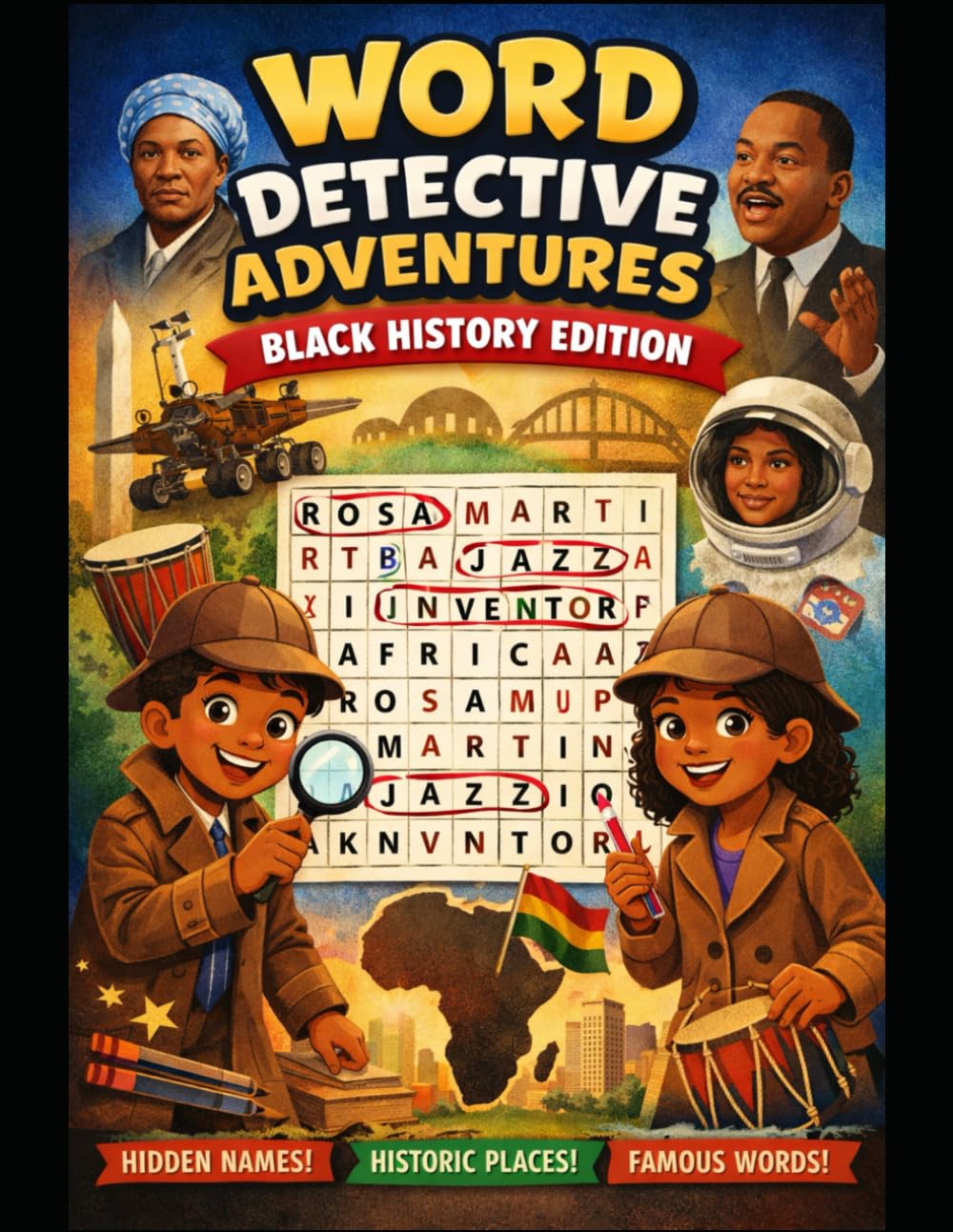WORD DETECTIVE ADVENTURES: BLACK HISTORY EDITION