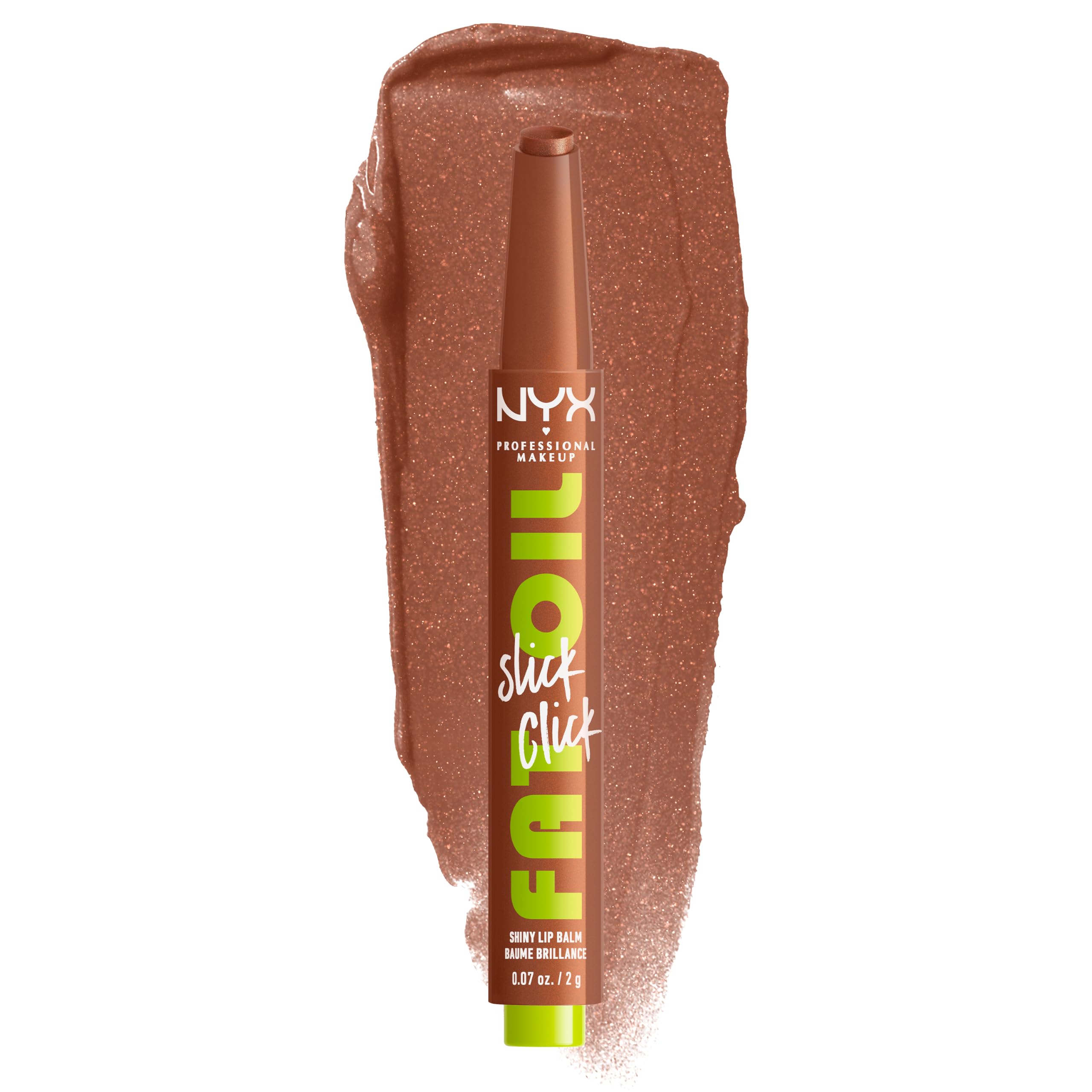 NYX Professional Makeup Fat Oil Slick Click Lip Balm, Shade: Feedworthy