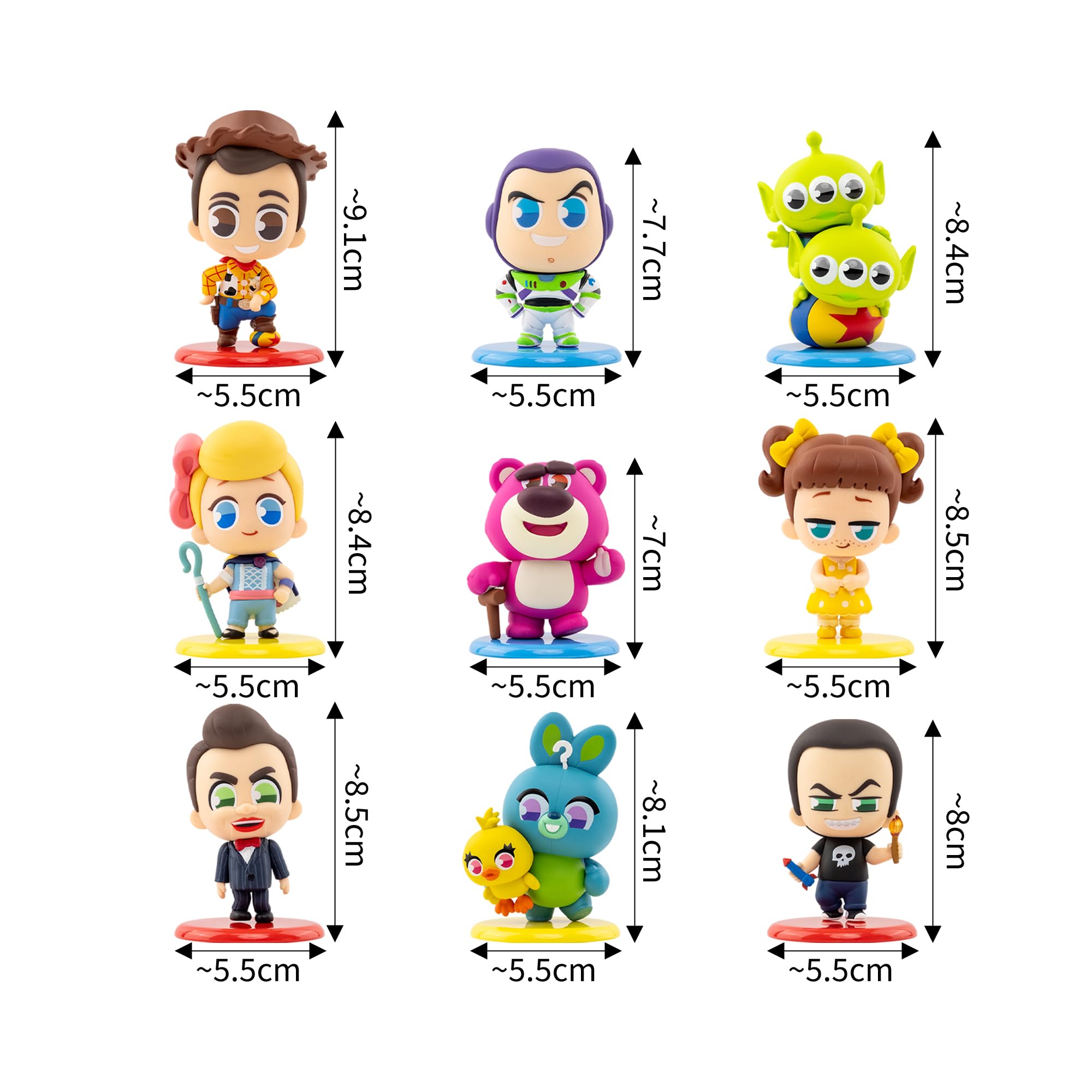 YuMe Toy Story Cosbi Collection Series 1 - PDQ (8 unidades)