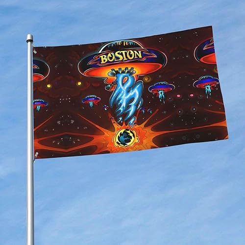 Miniatura 2 de Bandera de jardín con banda de Bostons para exterior, 3 x 5 pies, bandera de animé para patio, decoración de invierno para patio, festival al aire