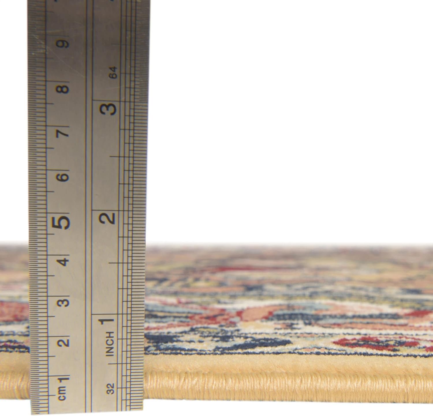 Unique Loom Narenj Collection Area Rug - Birmingham (7' 10" x 10' Rectangle, Tan/ Blue)