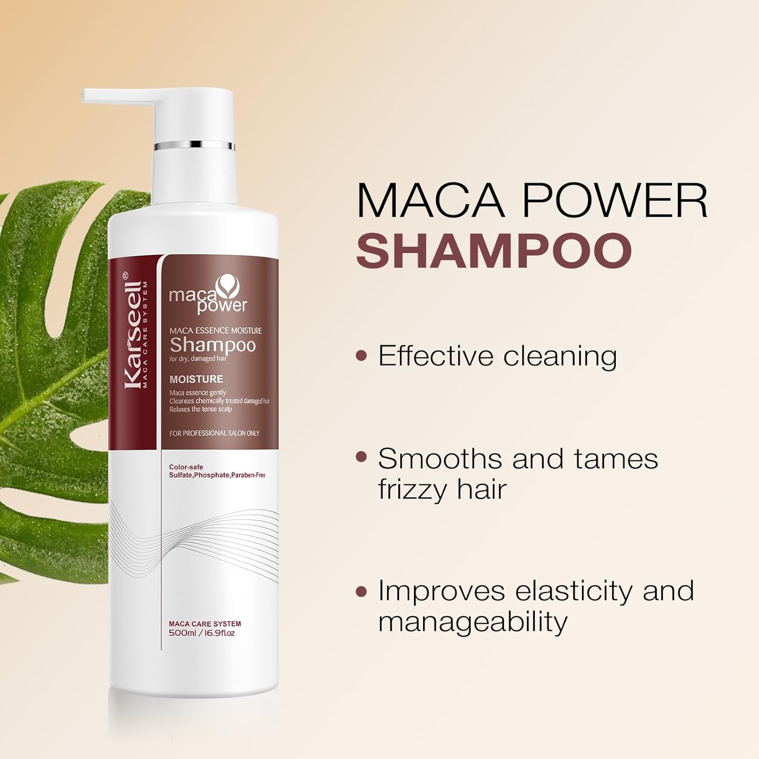 Karseell Collagen Hair Treatment Repair Conditioning, Shampoo and Conditioner Set for Dry Damaged Hair All Hair Types 16.9floz + 16.9floz - Image 3