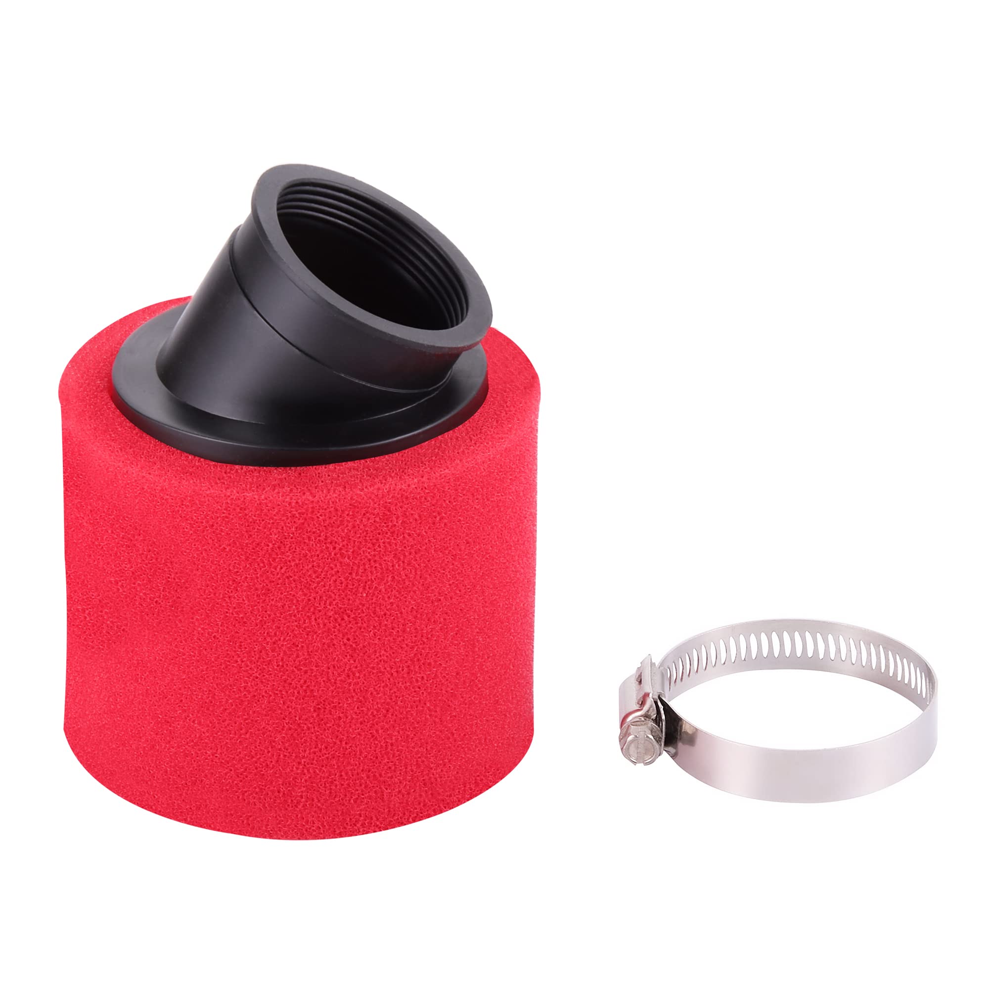 Electric Dirt Bike Yellow 41mm/42mm Bent Angled Foam Air Filter Pod | For ATV, Dirt Bike, Quad, Buggy - BLYGO R001-YLW Dirt Jumper 26 In Bikes - Foto 3