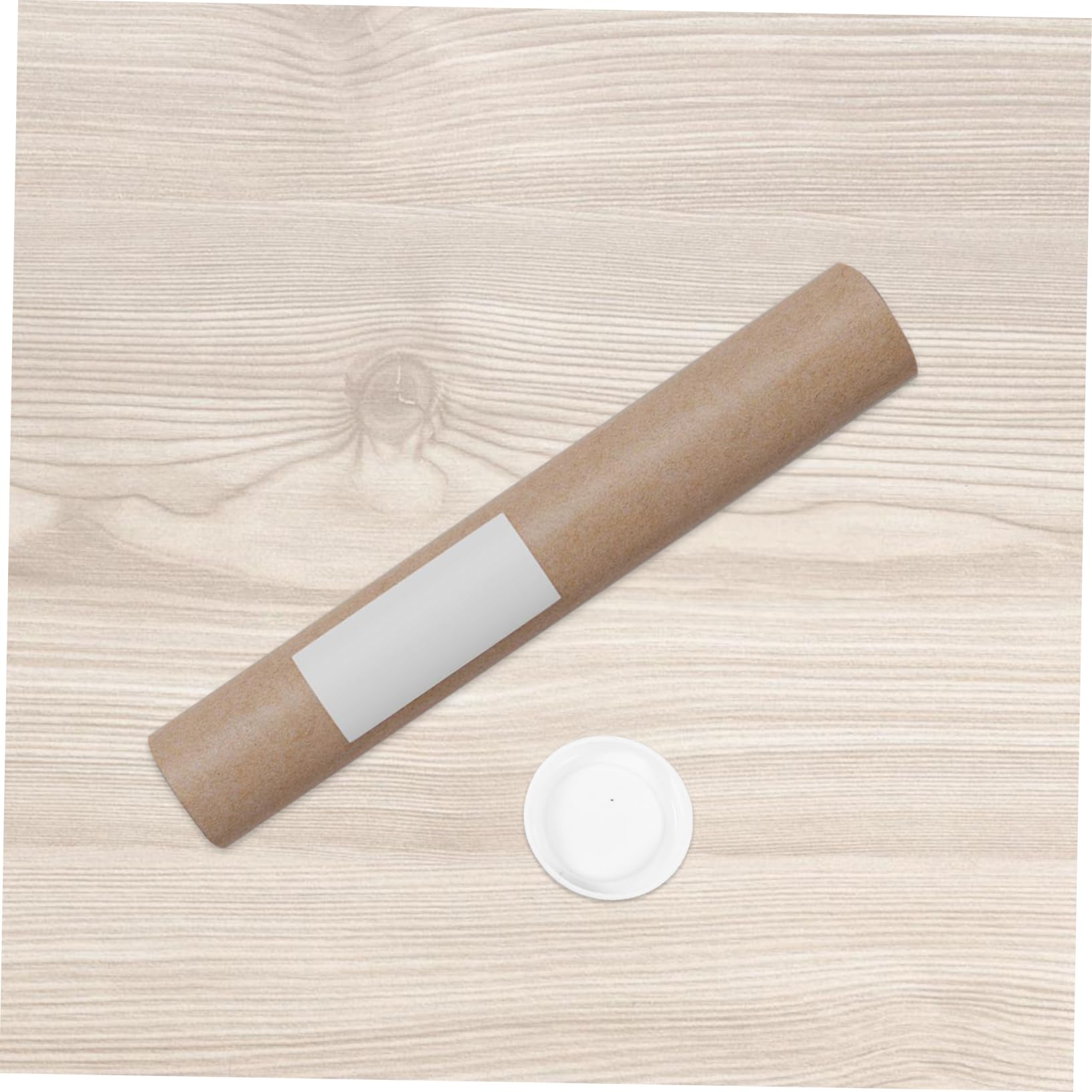 STOBOK 50pièces Embouts Rond Pour Tubes Carton Bouchons De Fin Universels Pour Envoi De Documents Et Stockage