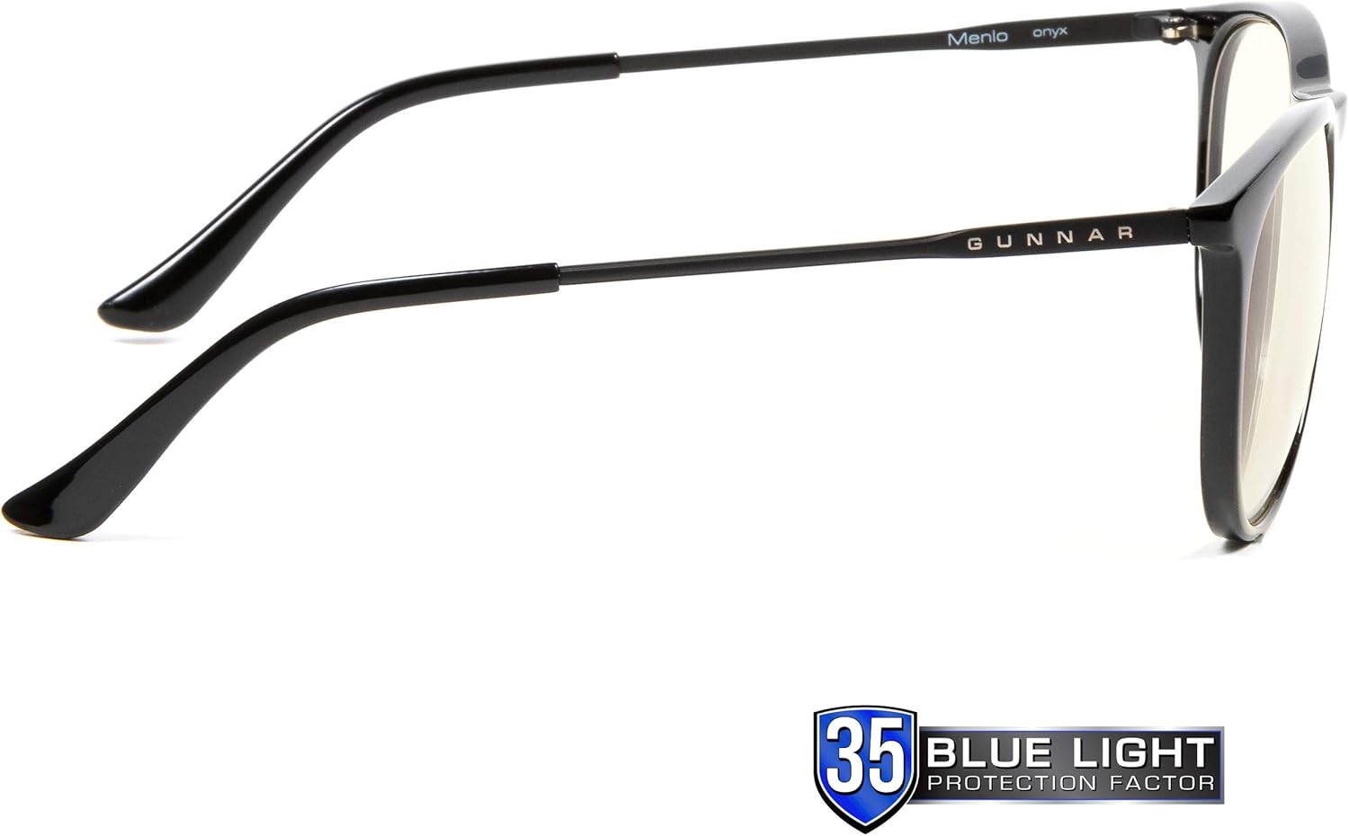 Limited Discount GUNNAR - Gaming and Computer Glasses - Blocks 35% Blue Light - Menlo, Onyx, Clear Tint