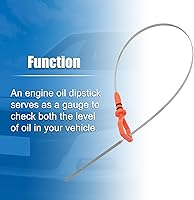 Vista 4 de X AUTOHAUX Varilla de nivel de líquido de aceite de motor para Honda Civic DX EX EX Edición Especial No.15650-PLM-004