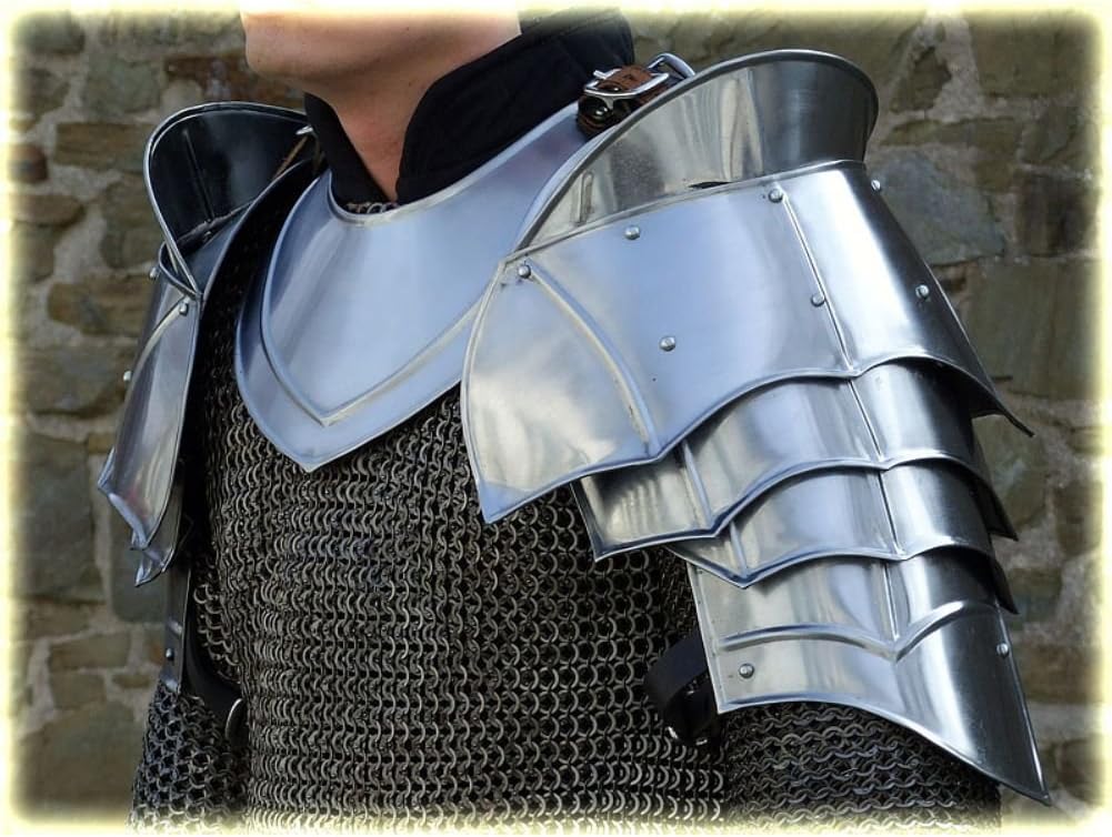 Armory Replicas Steel Warrior Pauldron Medieval Shoulder Armor Set