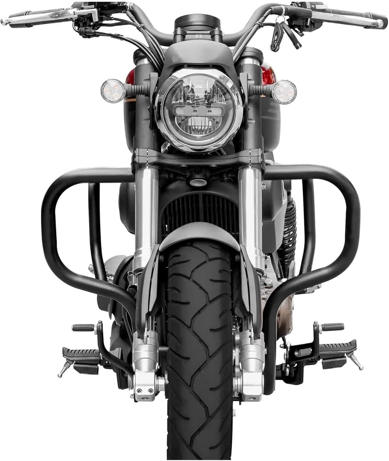 Engine Guard Crash Bars Motocycle Engine Guard Highway Crash Bar Motorcycle Protection Frame Bumper for QJMOTO 300 Motorbike Crash Bar Bumper