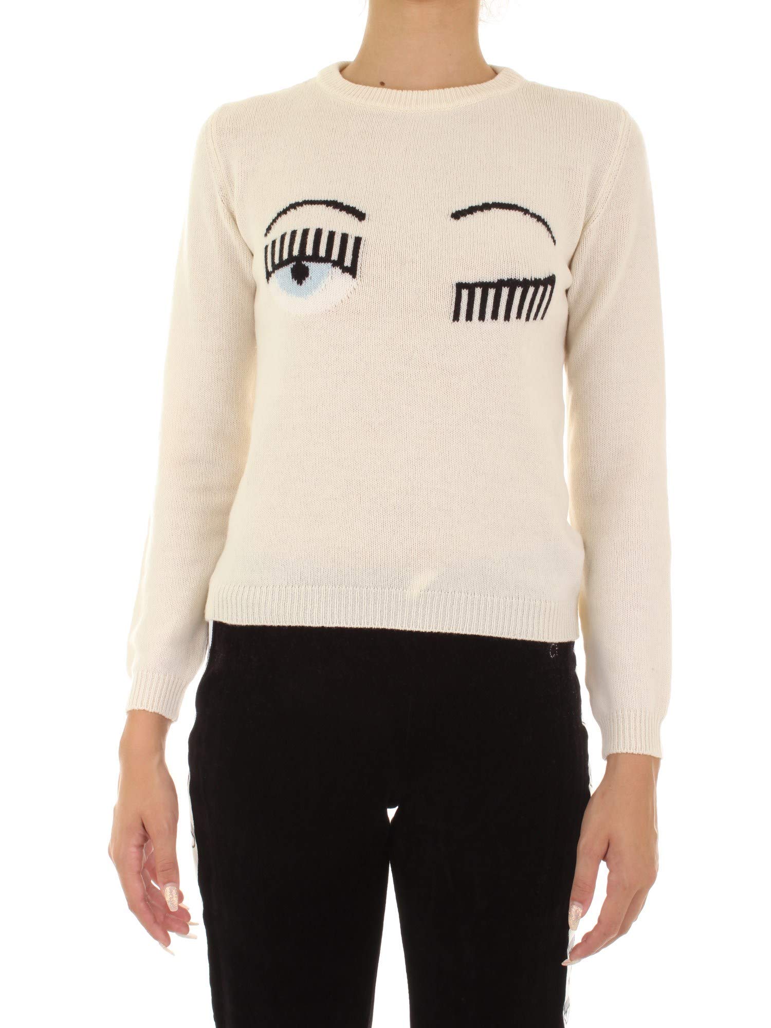 Maglione Junior Flirting Mohair Angora Panna AI19 CFKJM002PANNA