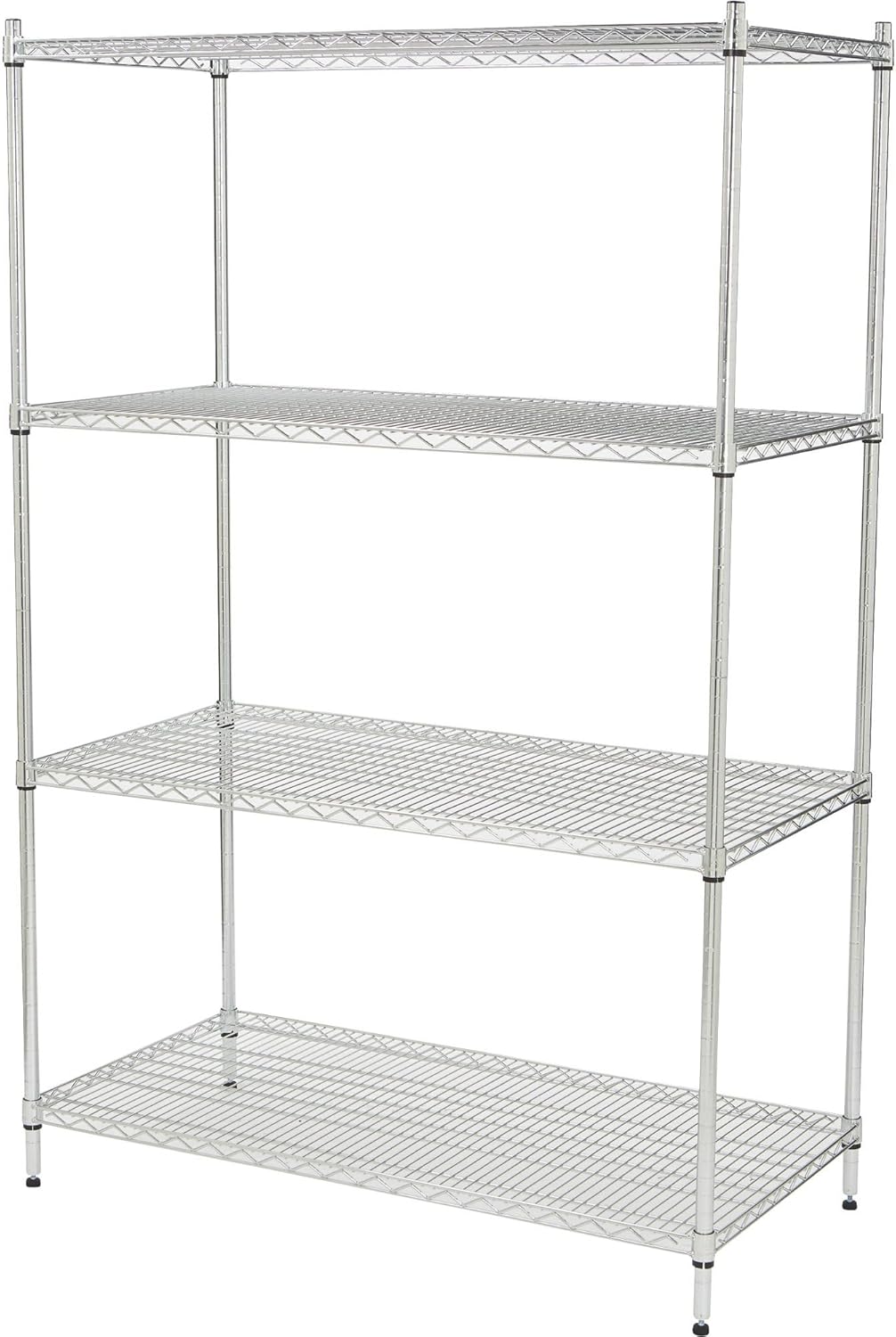 Strongway HeavyDuty Wire Shelving System 4 Shelves, 800