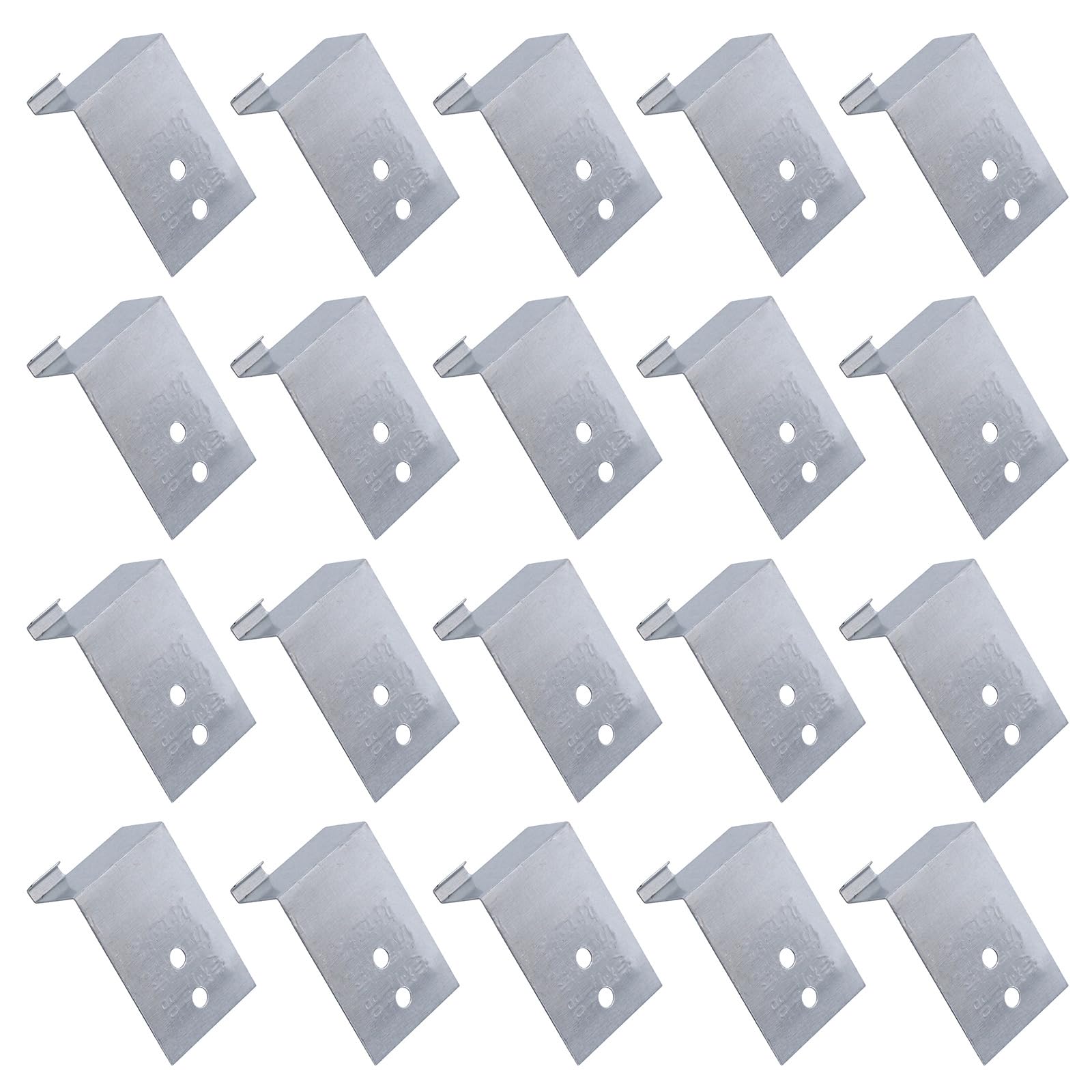 Buxuaaaa Multicolor 20Pcs Kitchen Cupboard Door Hinge Repair Plate Alloy Hinge Fixing Plate Wood Door Mounting Tool Alloy Repair Brackets