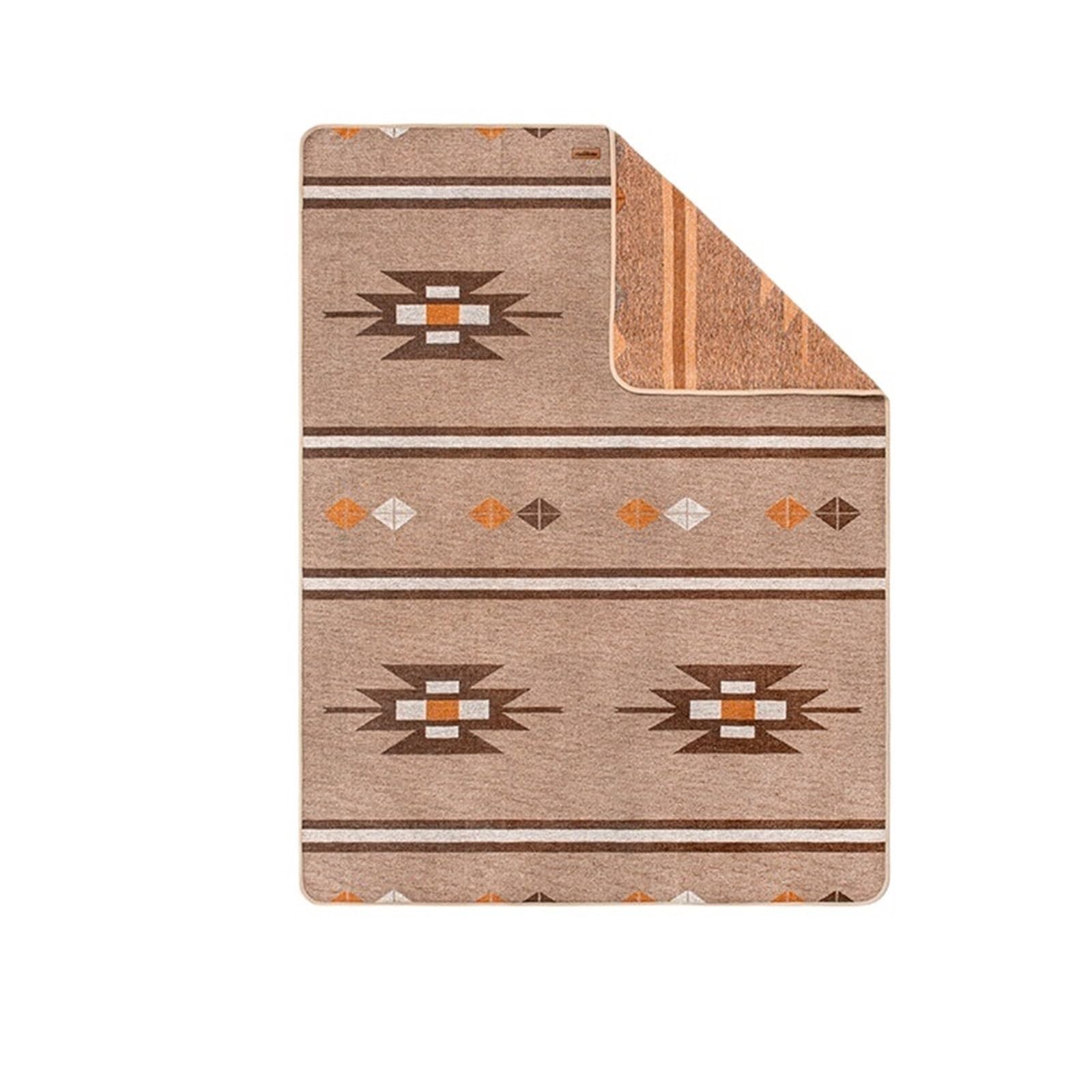Coperta for Tappetino da Campeggio, Portatile, Multifunzione, Addensato, Caldo Tappeto, Ampio e Morbido Tappetino da Picnic for Esterni per Campeggio(Khaki)