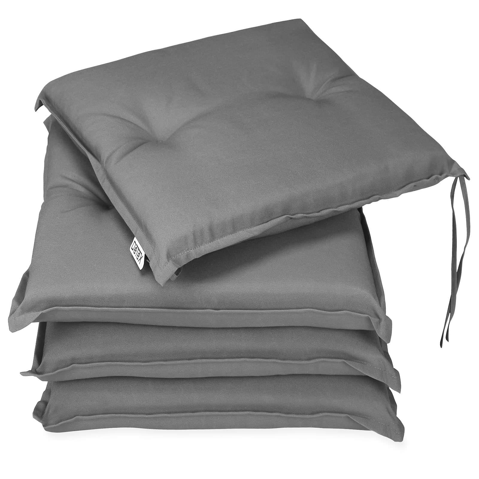 Set 4 Cuscini Da Esterno Detex Sydney 41x37cm - Grigio Chiaro Idrorepellenti - Foto 14