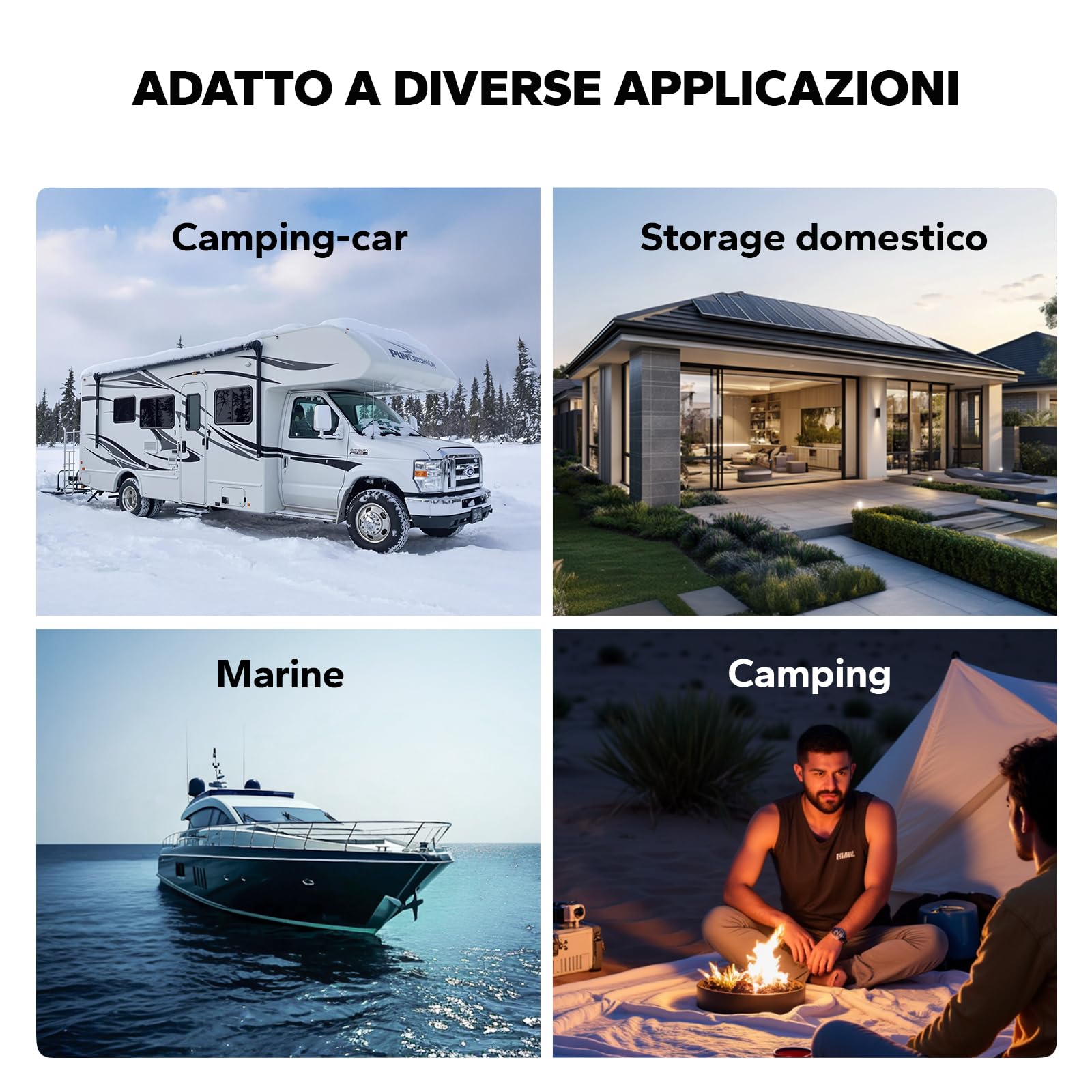 LiTime 2000W Inverter a Onda Sinusoidale Pura, Inverter con Prese di Corrente 2*AC, Schermo di Monitoraggio per lo Stato in Tempo Reale, Convertitore da 12VDC a 230VAC, per Caravanning