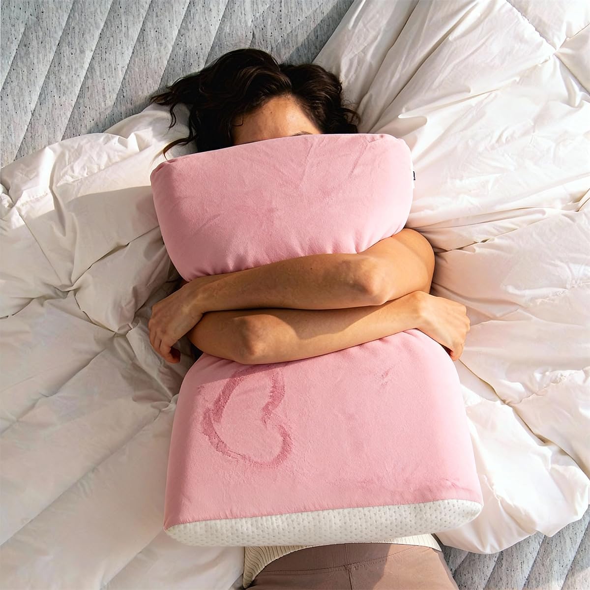 Almohada Foam Refrescante con Diseño Ergonómico y Funda Lavable