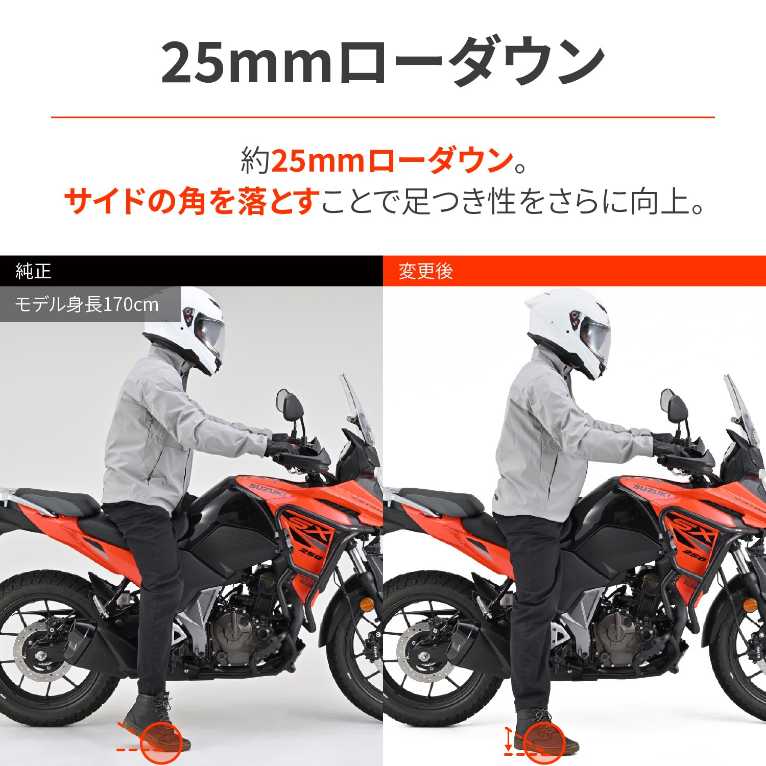 Amazon | デイトナ(Daytona) Vストローム250SX(23-25) [8BK-EL11L]専用