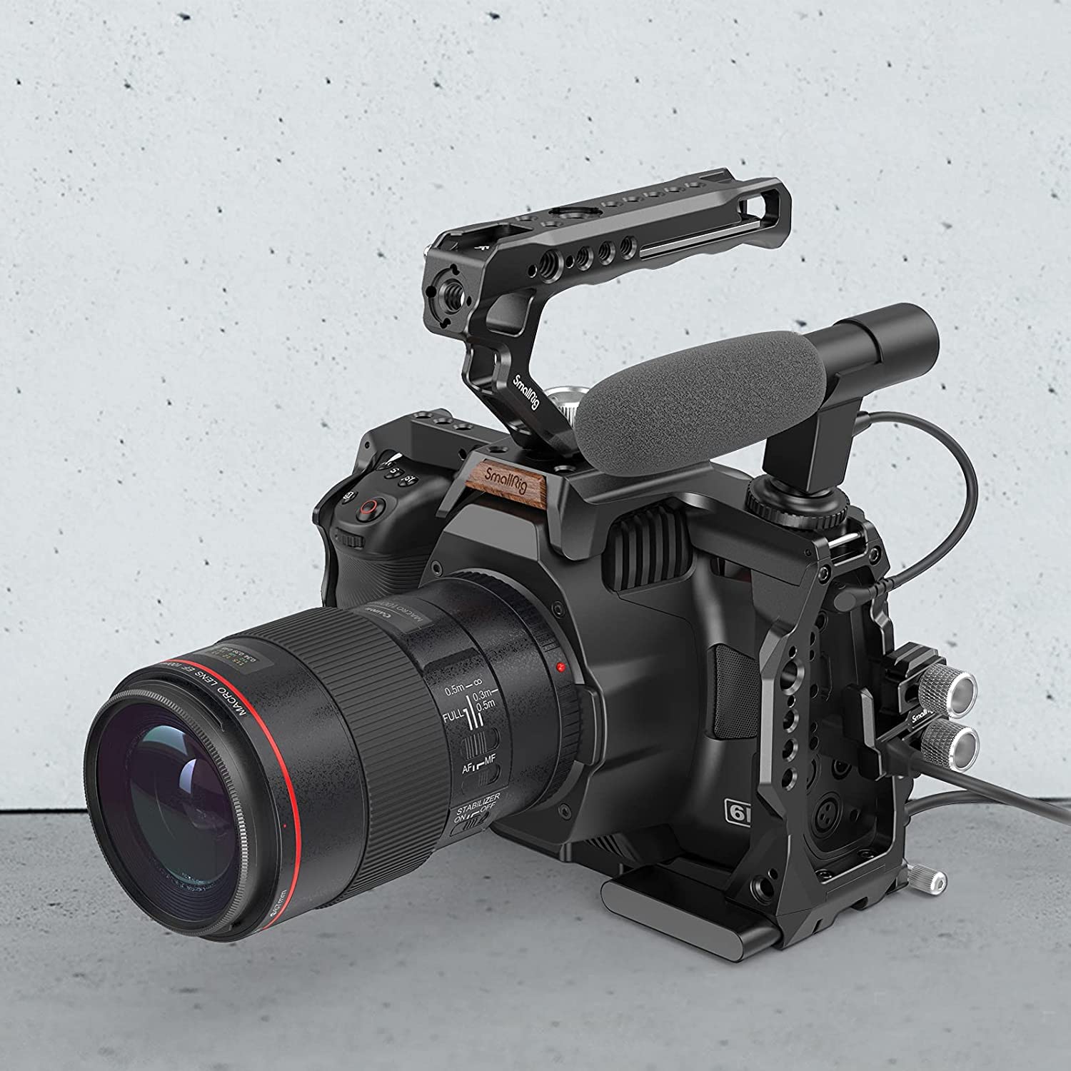 SMALLRIG Poignée avec Une Vis 3/8" et Deux Goupilles de Positionnement pour Arri Standard - 2165C