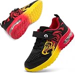 Kids Sneakers Boys Girls Cushioning Running Sports Shoes Lightweight Breathable Walking Athletic Tennis Shoes