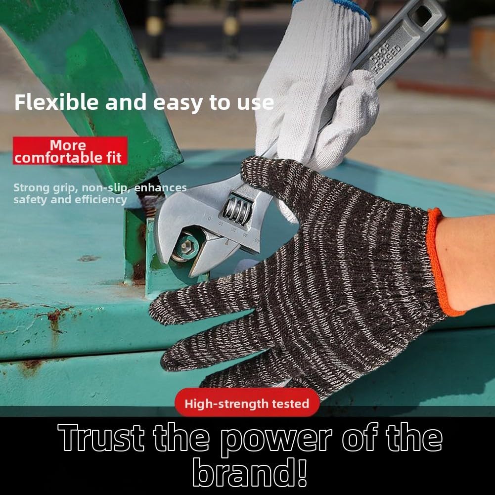 FACAIIO Gants de travail respirants et flexibles pour la construction lourde, le jardinage, les projets de maison et l'entretien de la voiture