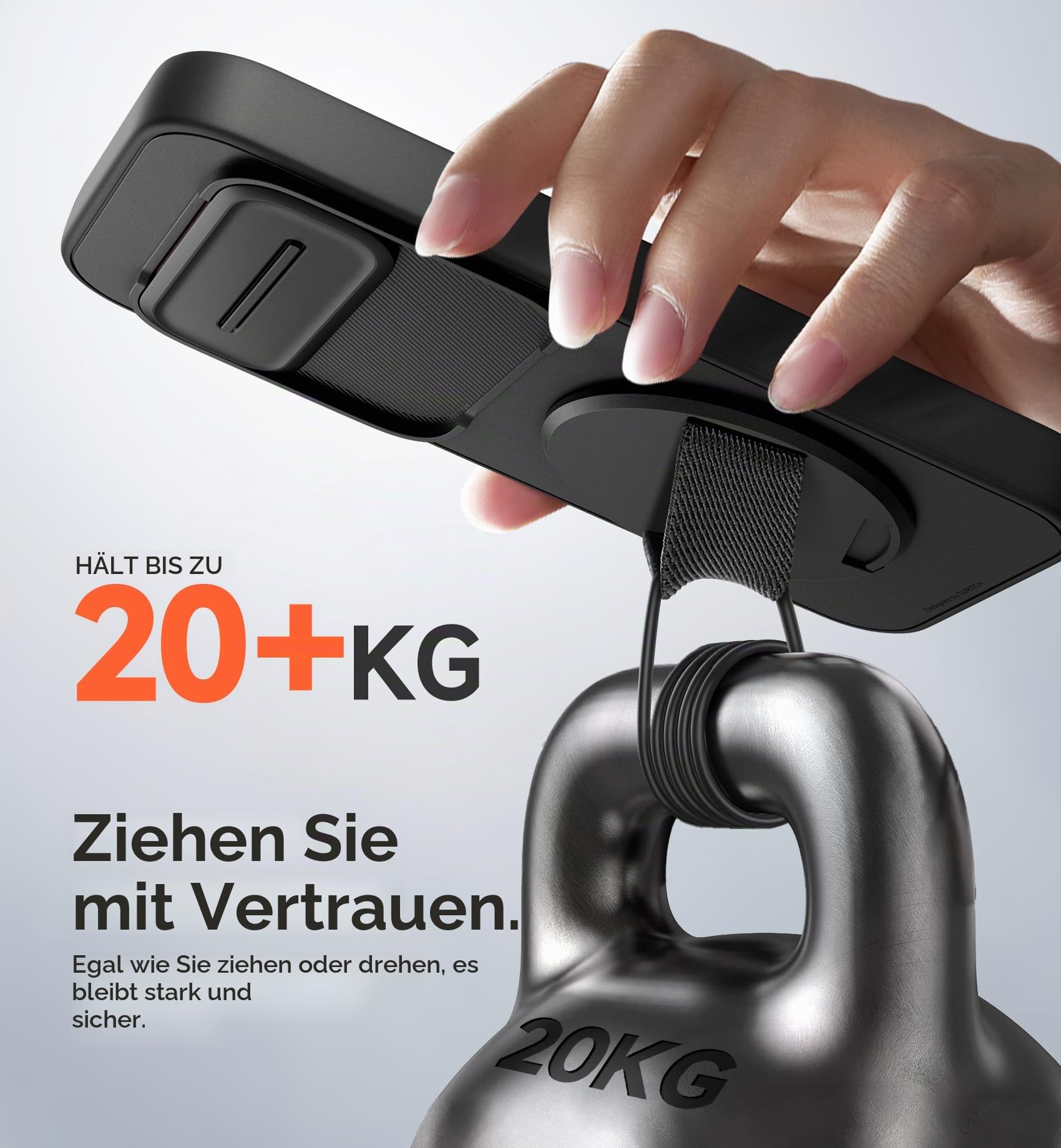 SURITCH Hülle Kompatibel mit Google Pixel 10 Pro XL Handyhülle mit 360° Drehbarer Handschlaufe Telefongriffhalter & Ständer & Kamera Abdeckung Robuste Stoßfeste Schutzhülle - Schwarz