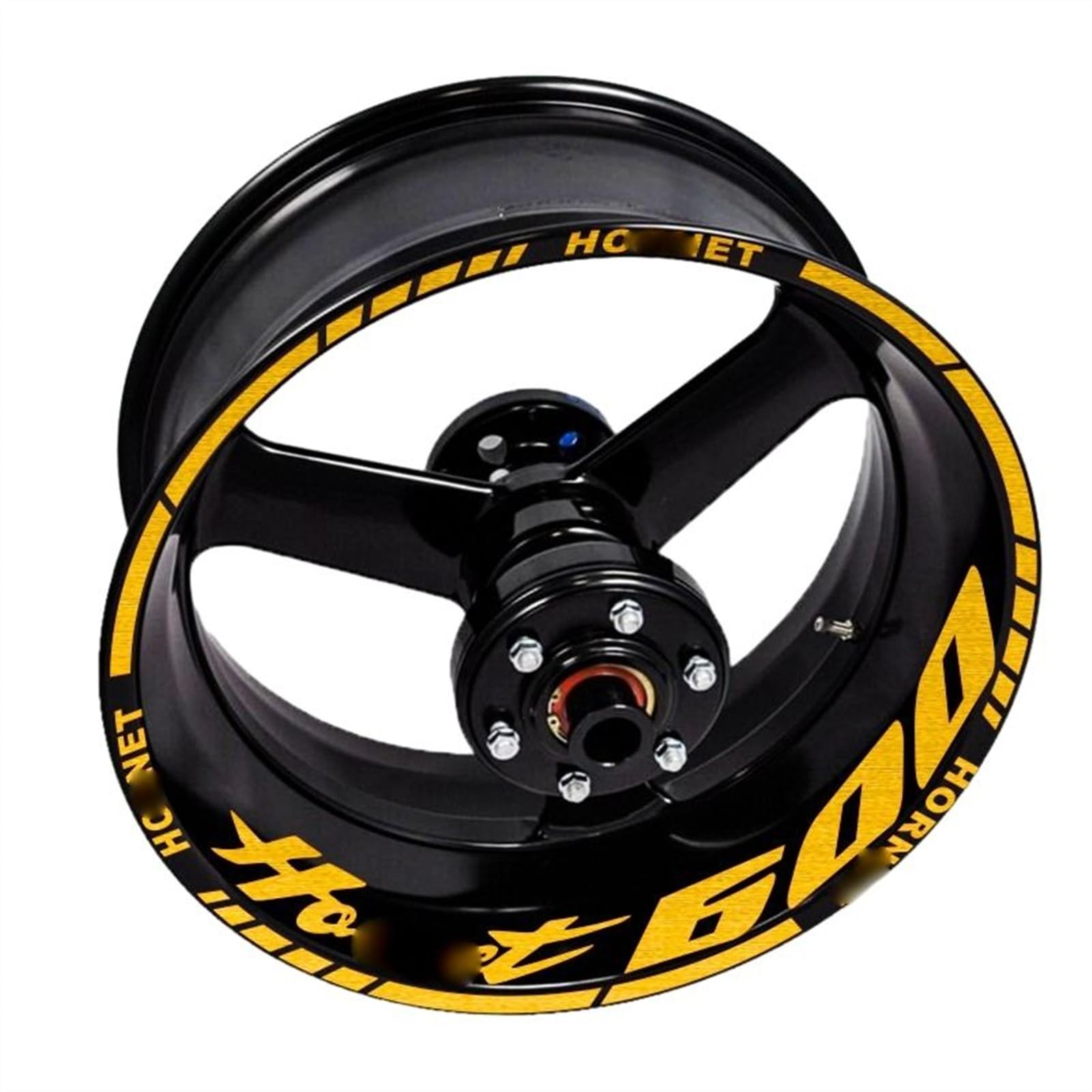 Applique Motorcycle Wheel Stickers for H&ornet for 600 900 250 Rim Decals(A6)
