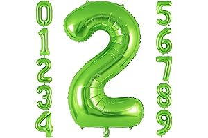 Monster Inc Green Number 2 Balloon 40 Inch Birthday Party Decoration