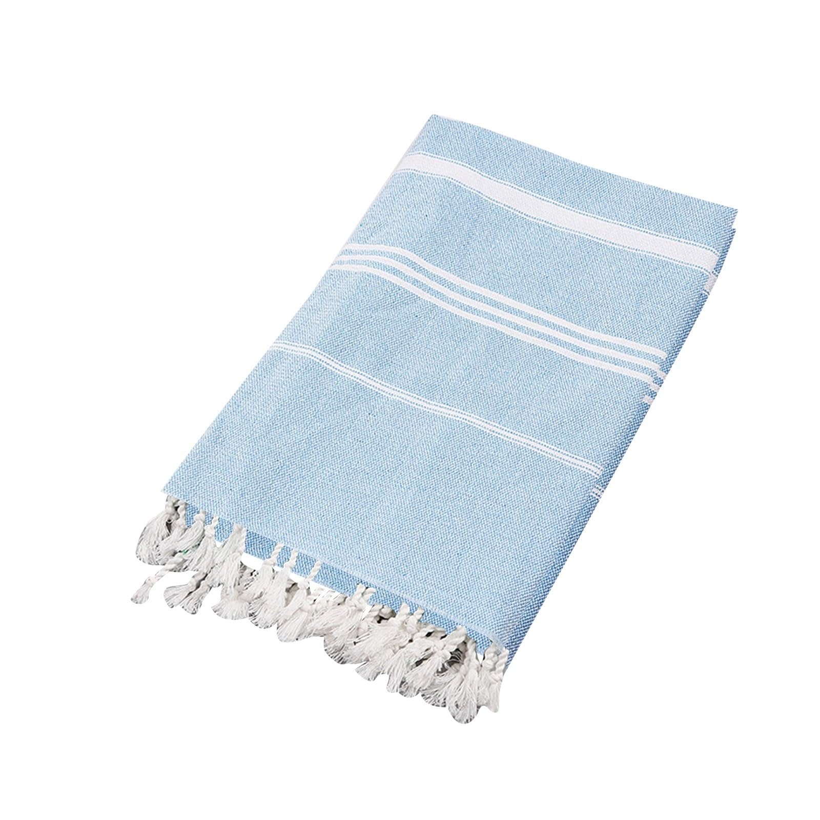 Turkish Beach Towels, 71x39 Inches Oversized Cotton Sand Free Quick Dry Beach Towel for Adults Kids,Lightweight Pool Towel Bathroom Towels,Travel Essentials