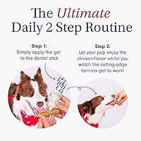 Vista 3 de PetLab Co. ProEnzyme Kit dental – Pasta de dientes para perros y palitos dentales para el cuidado dental diario del perro. Ayuda a mantener